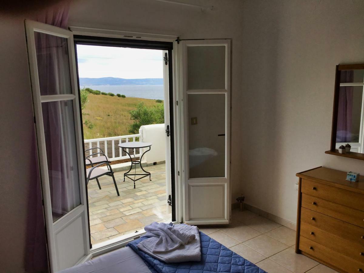Anthoula'S Sea View Apartment Piso Livadi Bagian luar foto