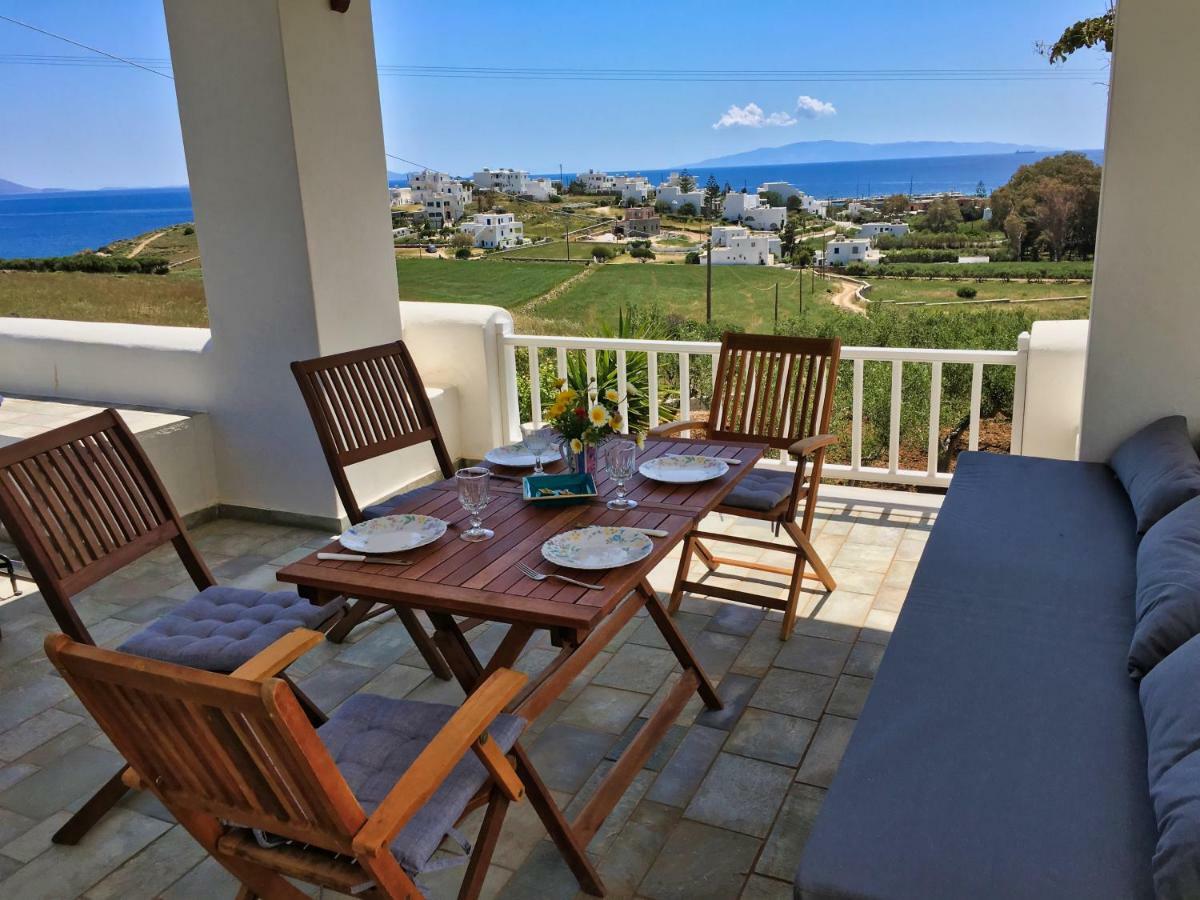 Anthoula'S Sea View Apartment Piso Livadi Bagian luar foto