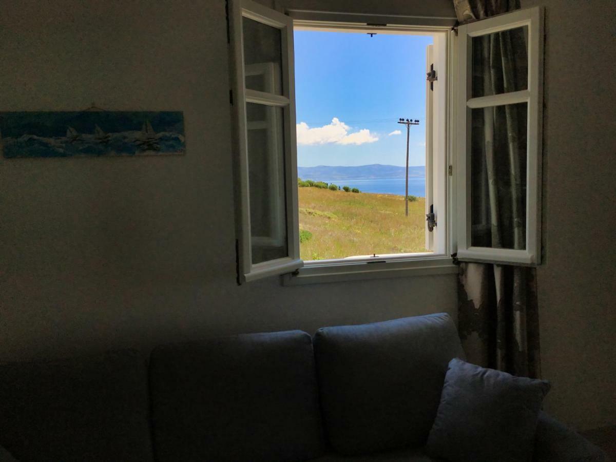 Anthoula'S Sea View Apartment Piso Livadi Bagian luar foto