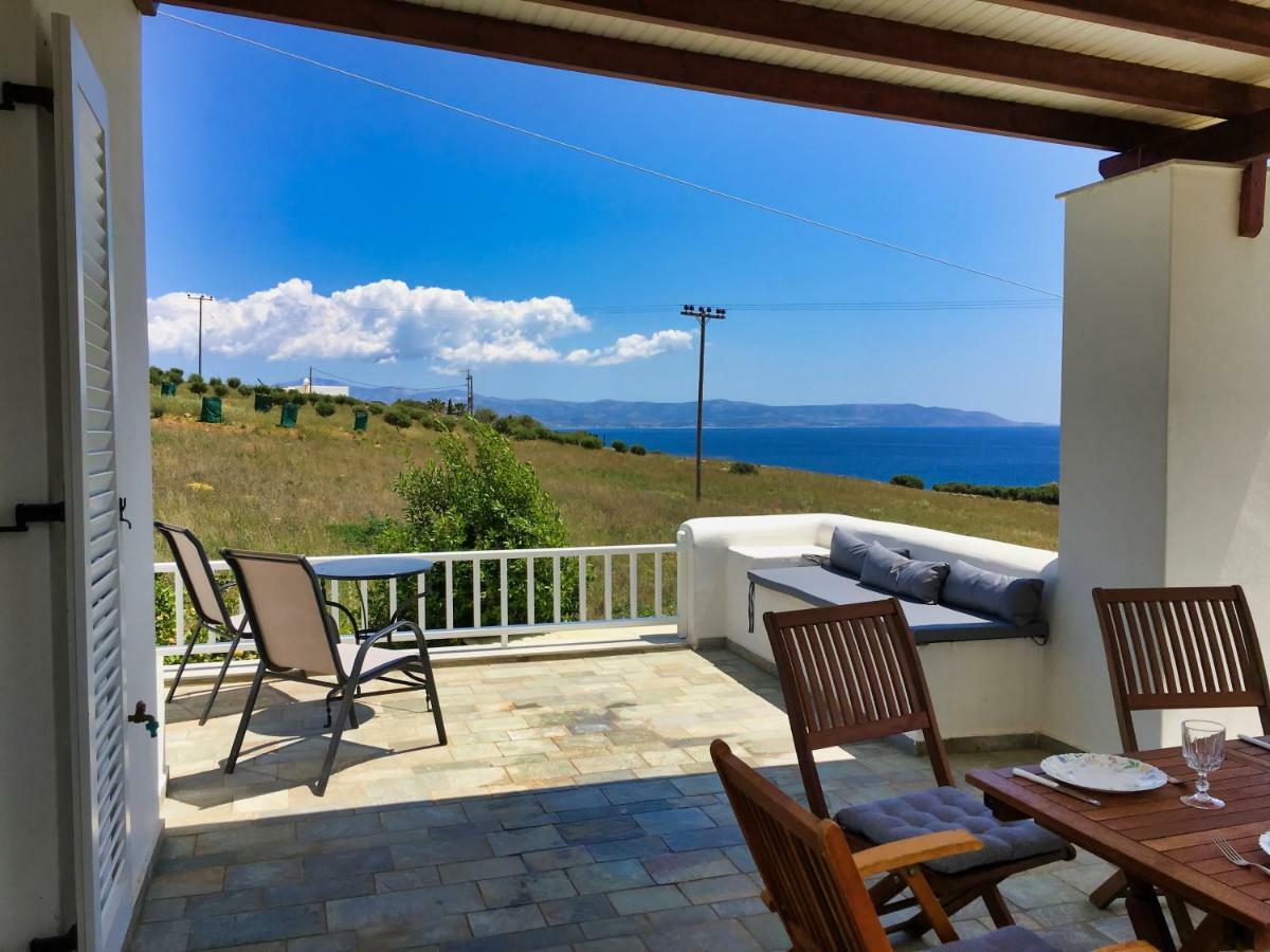 Anthoula'S Sea View Apartment Piso Livadi Bagian luar foto