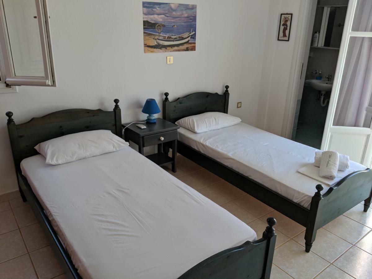 Anthoula'S Sea View Apartment Piso Livadi Bagian luar foto